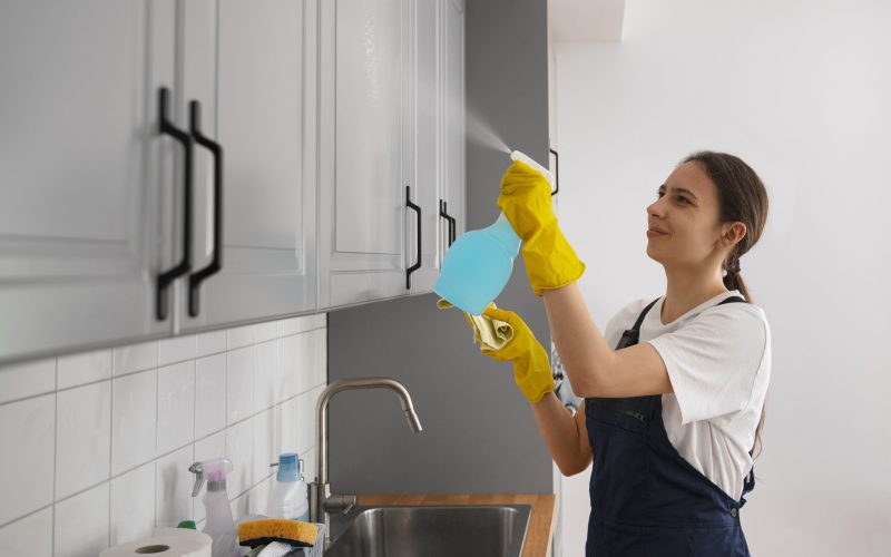 mujer-de-tiro-medio-limpiando-casa